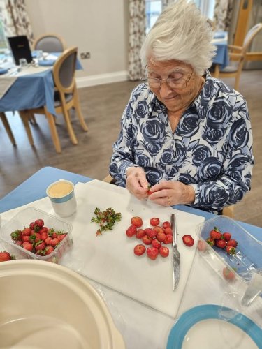 Carousel post from Salisbury Manor Care Home.