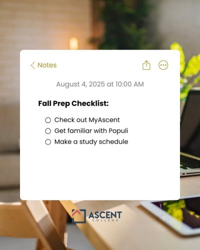 Photo post from Ascent College.