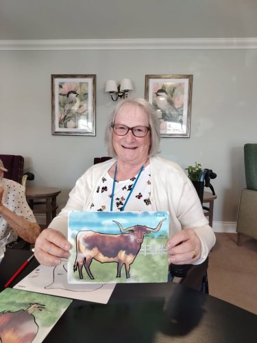 Carousel post from Oxbow Manor Care Home.