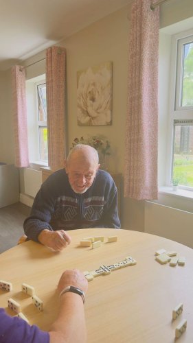 Carousel post from Hollins Park Care Home.