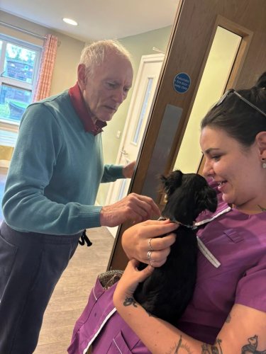 Carousel post from Hollins Park Care Home.