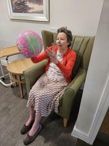 Carousel post from Hollins Park Care Home.