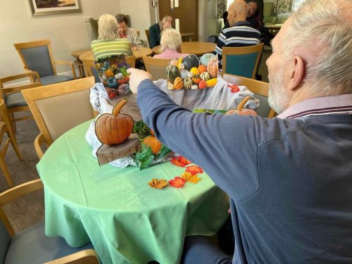 Carousel post from Hollins Park Care Home.