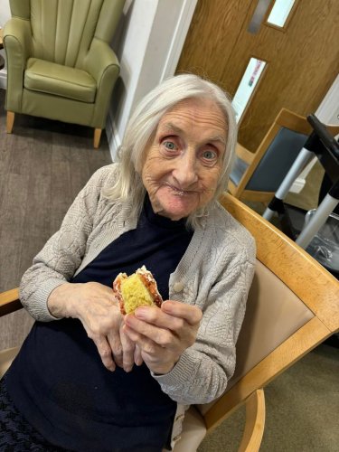 Carousel post from Hollins Park Care Home.