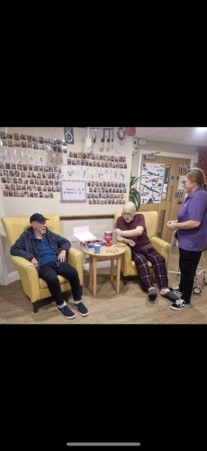 Carousel post from Hollins Park Care Home.