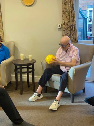 Carousel post from Hollins Park Care Home.