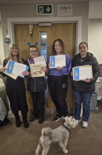 Carousel post from Hollins Park Care Home.