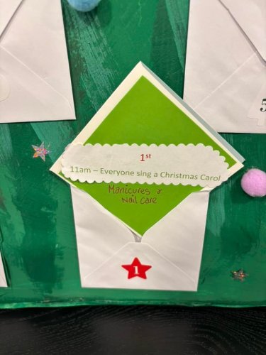 Carousel post from Hollins Park Care Home.