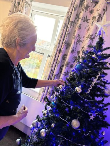 Carousel post from Hollins Park Care Home.