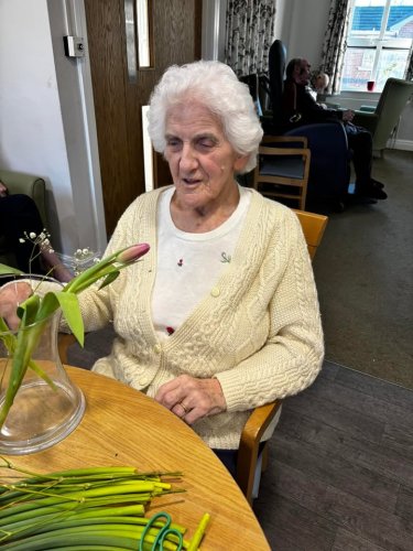 Carousel post from Hollins Park Care Home.