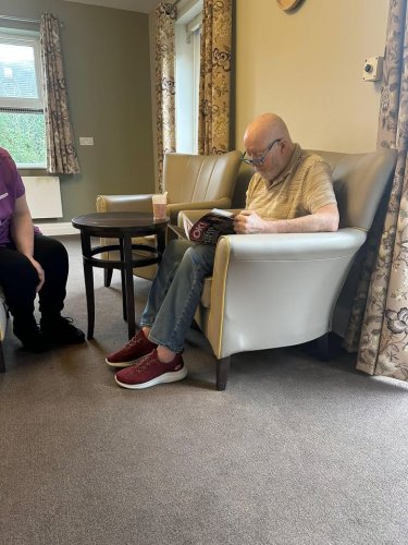 Carousel post from Hollins Park Care Home.