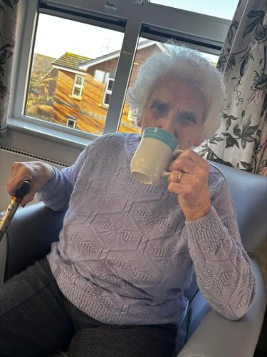 Carousel post from Hollins Park Care Home.