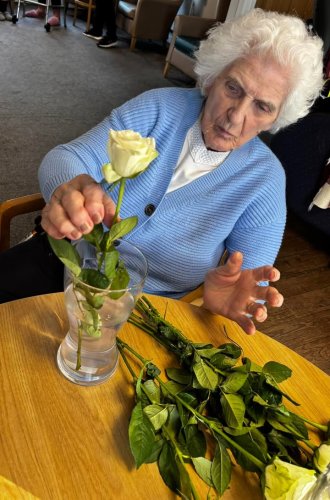 Carousel post from Hollins Park Care Home.