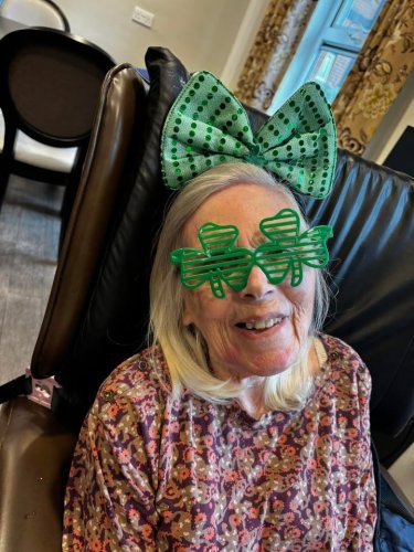 Carousel post from Hollins Park Care Home.