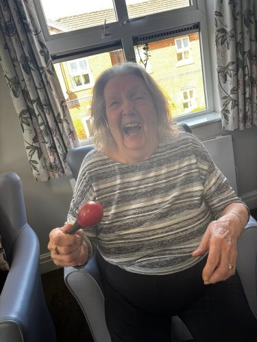 Carousel post from Hollins Park Care Home.