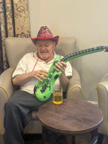 Carousel post from Hollins Park Care Home.