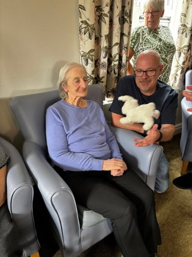 Carousel post from Hollins Park Care Home.