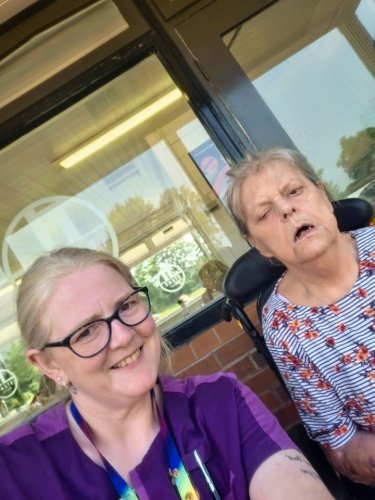 Carousel post from Hollins Park Care Home.