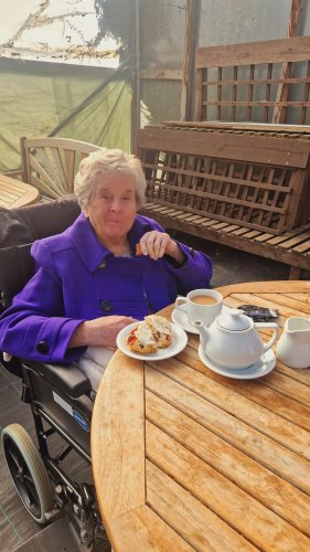 Carousel post from Grangewood Care Home.