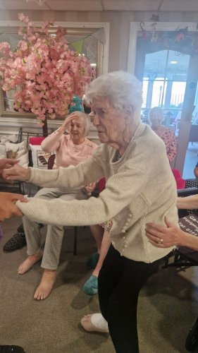 Carousel post from Grangewood Care Home.