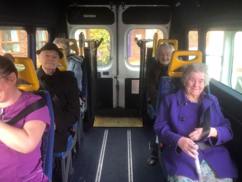 Carousel post from Grangewood Care Home.