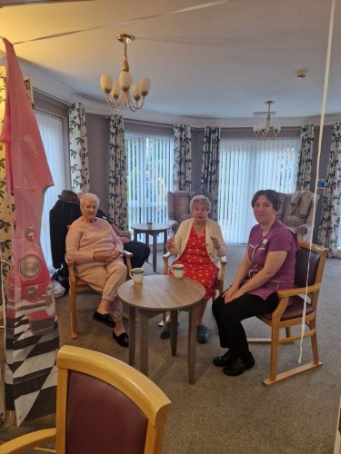 Carousel post from Grangewood Care Home.