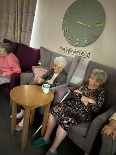 Carousel post from Grangewood Care Home.