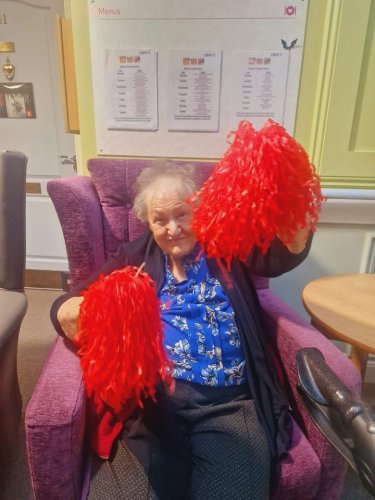 Carousel post from Grangewood Care Home.