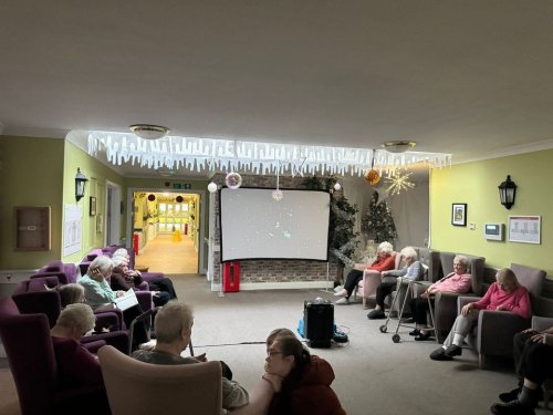Carousel post from Grangewood Care Home.