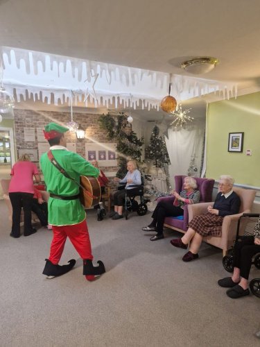 Carousel post from Grangewood Care Home.