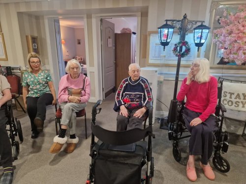 Carousel post from Grangewood Care Home.