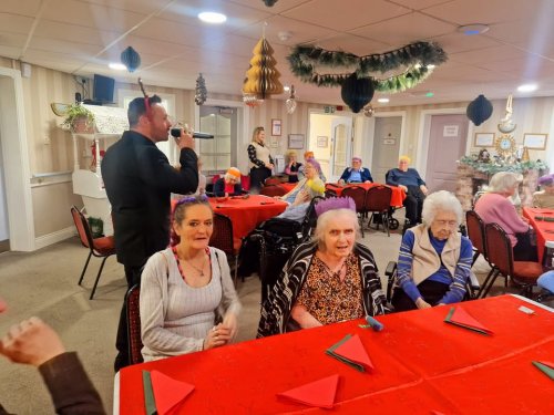 Carousel post from Grangewood Care Home.