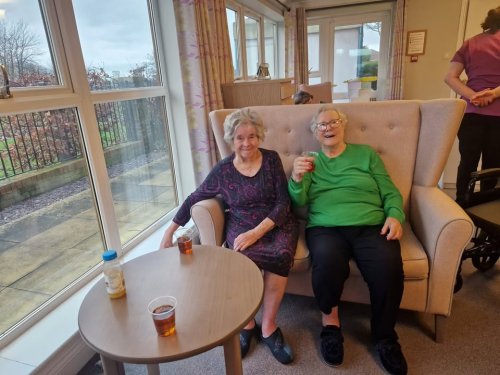Carousel post from Grangewood Care Home.