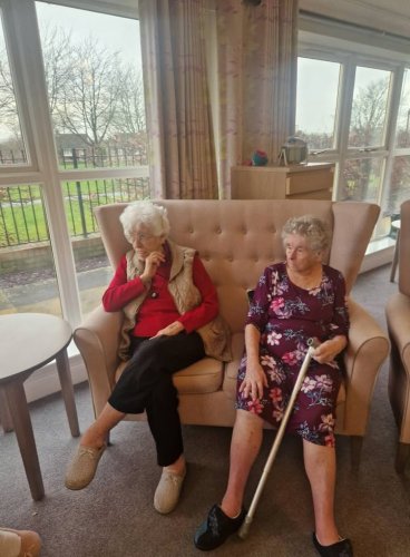 Carousel post from Grangewood Care Home.