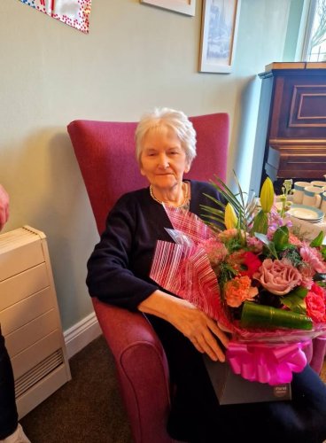 Carousel post from Grangewood Care Home.