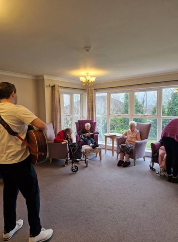 Carousel post from Grangewood Care Home.