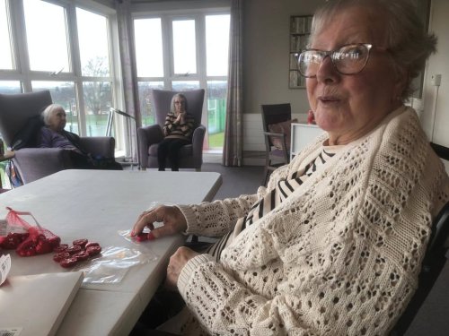 Carousel post from Grangewood Care Home.