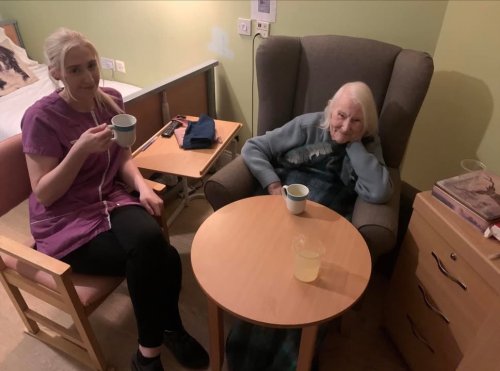 Carousel post from Grangewood Care Home.