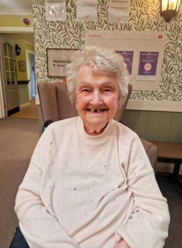 Carousel post from Grangewood Care Home.
