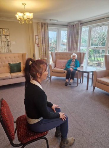 Carousel post from Grangewood Care Home.
