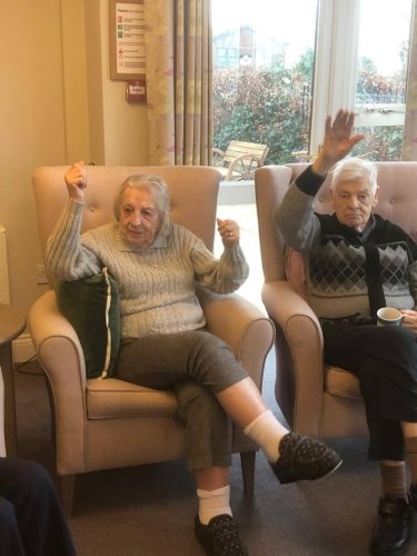 Carousel post from Grangewood Care Home.