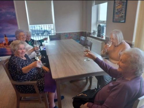 Carousel post from Grangewood Care Home.