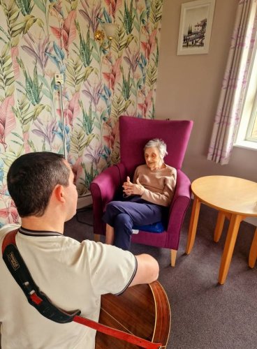 Carousel post from Grangewood Care Home.
