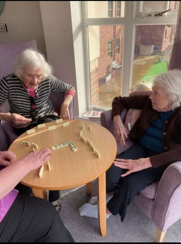 Carousel post from Grangewood Care Home.