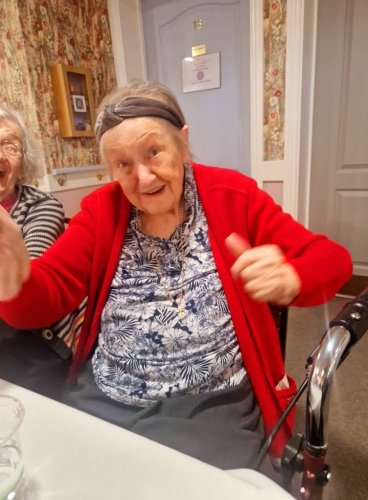 Carousel post from Grangewood Care Home.