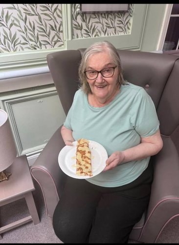 Carousel post from Grangewood Care Home.