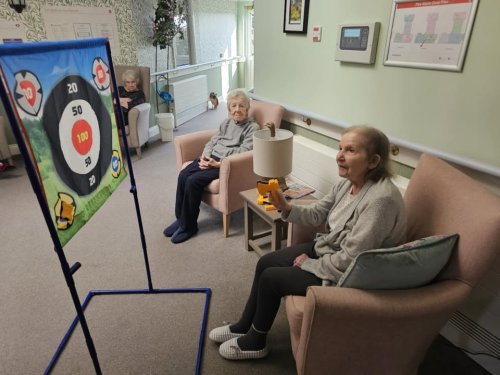 Carousel post from Grangewood Care Home.