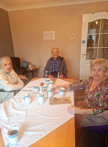Carousel post from Grangewood Care Home.