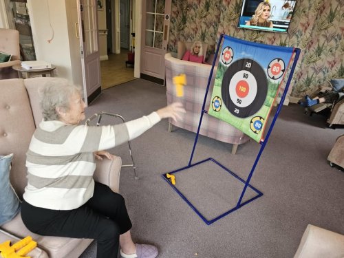 Carousel post from Grangewood Care Home.