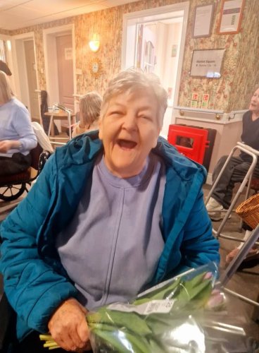 Carousel post from Grangewood Care Home.